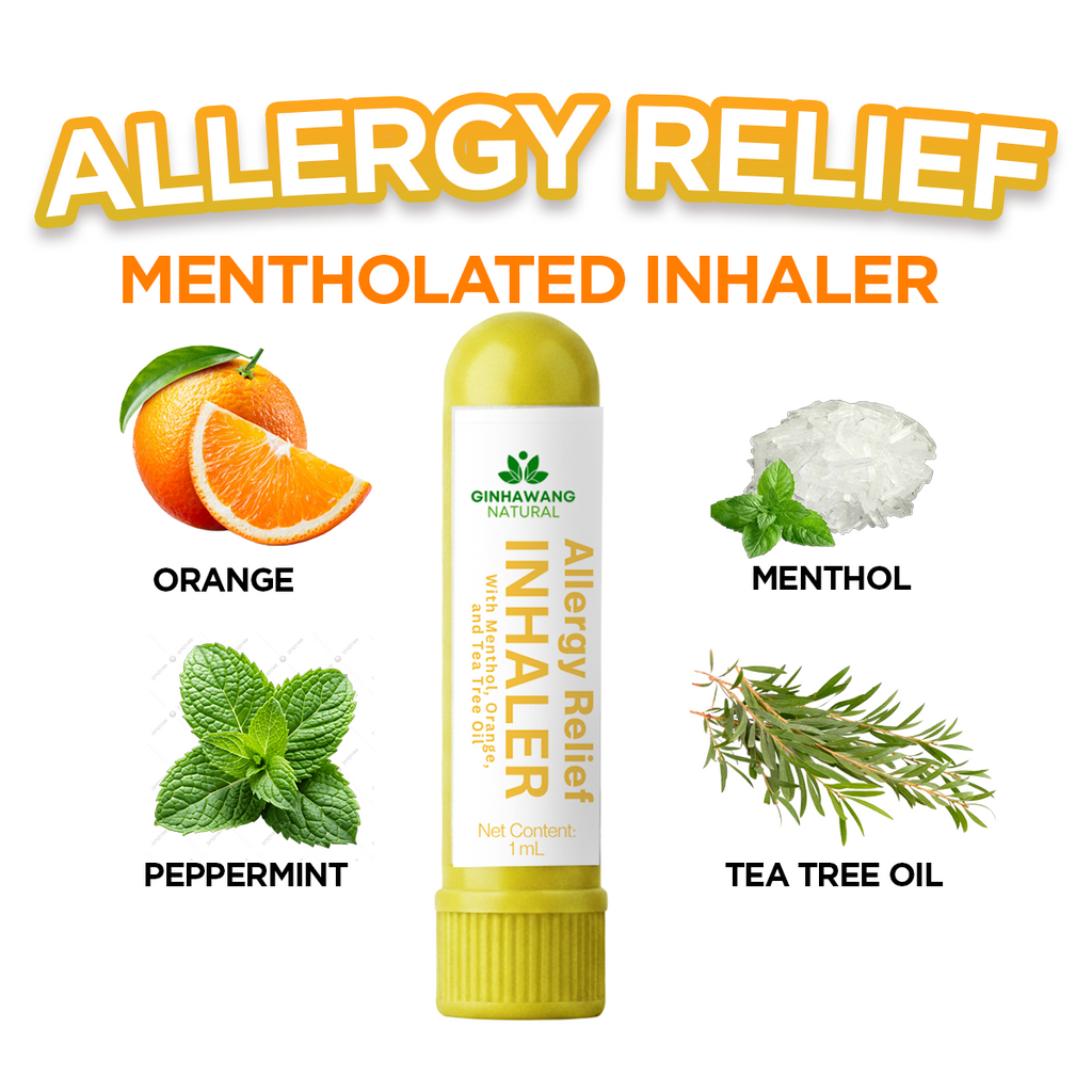 Ginhawang Natural Allergy Relief Inhaler – For Allergic Rhinitis, Sipon & Bahing PH